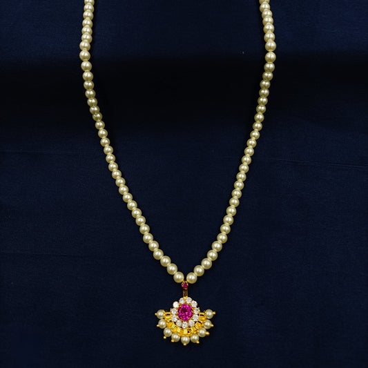 Traditional Designer Floret Pearls Set