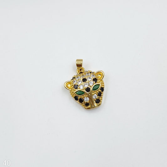 Tiger Designer Stone Studded Pendent