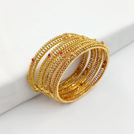 Precious  Geru Finishing Designer Bangles