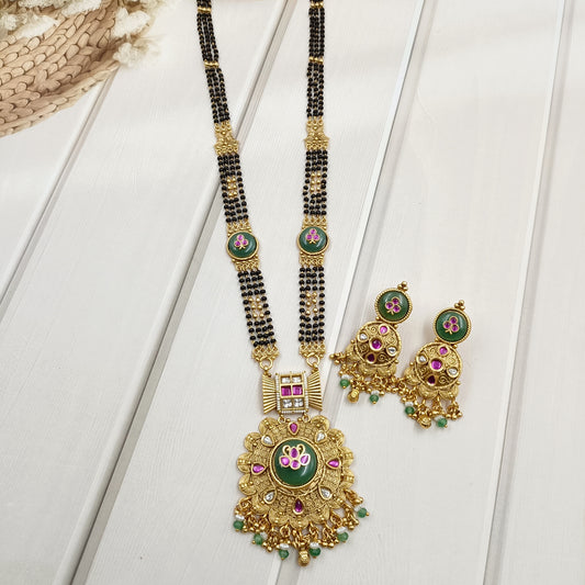 Gleaming Treandy Designer Long Mangalsutra