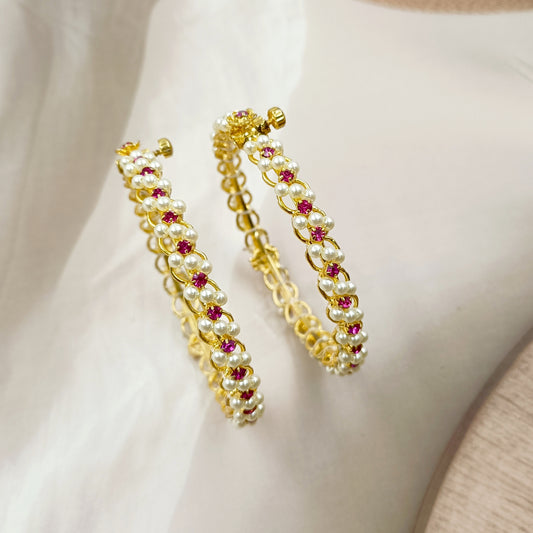 Classic Designer Traditional Pearls Bangles