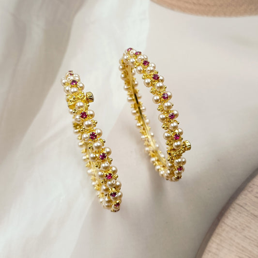 Excellent Designer Trendy Pearls Bangles