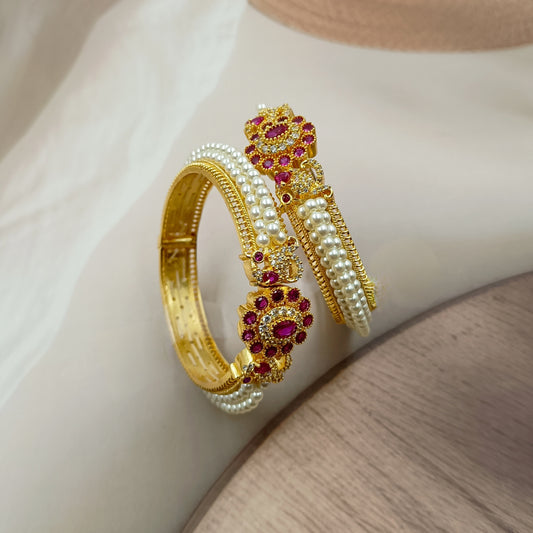 Splendid Designer Pearls Bangles