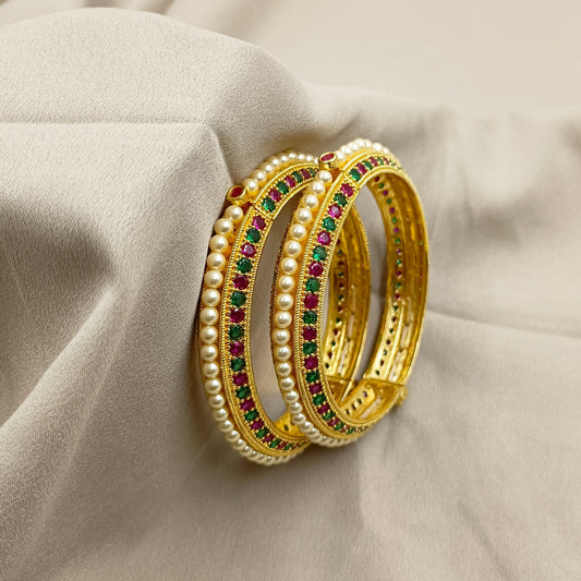 Ravishing Trendy Designer Pearls Bangles