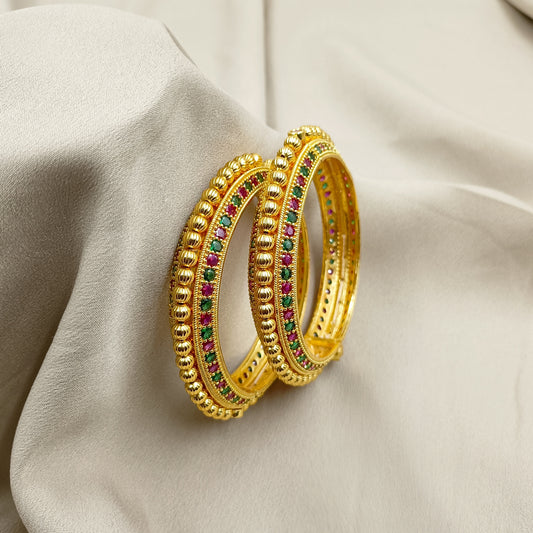 Charming Trendy Designer Pearl Bangles