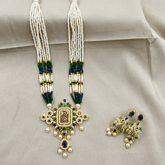 Gleaming Peacock Designer Chida Tanmani
