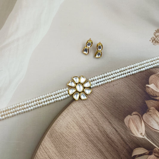 Brilliant Designer Fresh Water Pearls Choker