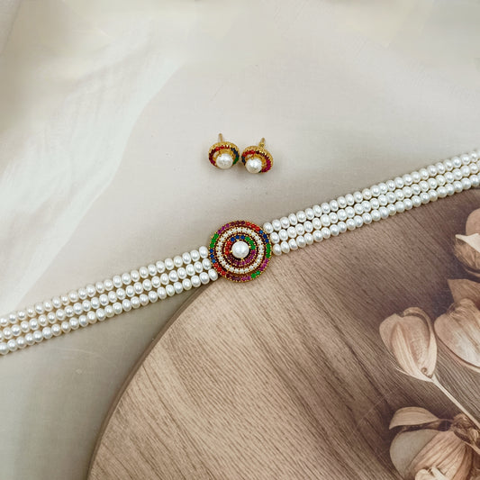 Charming Designer Fresh Water Pearls Choker