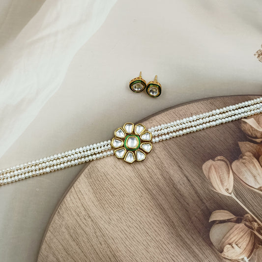 Dainty Designer Fresh Water Pearls Choker