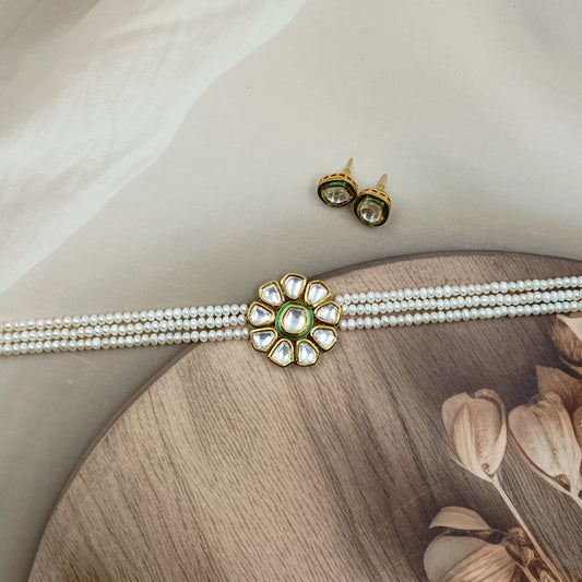 Dainty Designer Fresh Water Pearls Choker