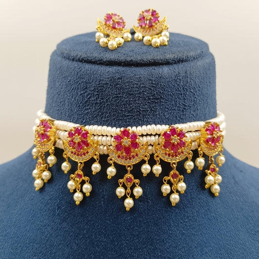 Decorous Designer Fresh Water Pearls Chinchpeti