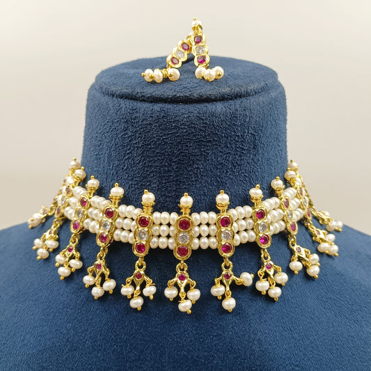 Divine Designer Fresh Water Pearls Chinchpeti