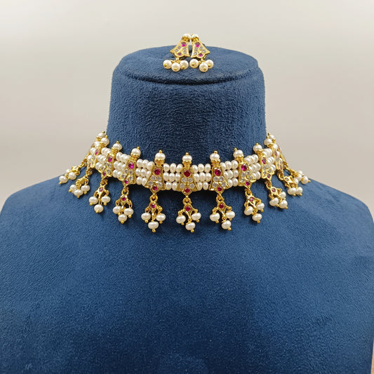 Elegance Designer Fresh Water Pearls Chinchpeti