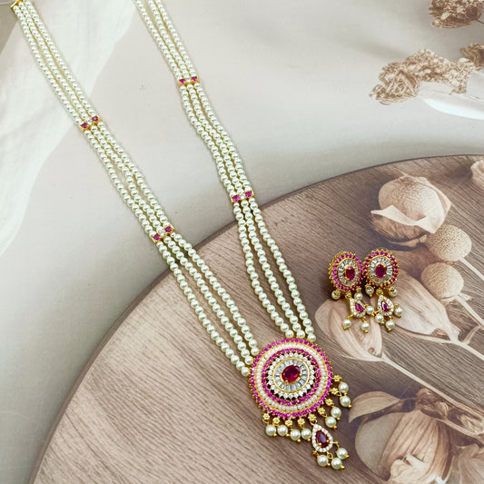 Elegant Designer Pearl Ranihaar