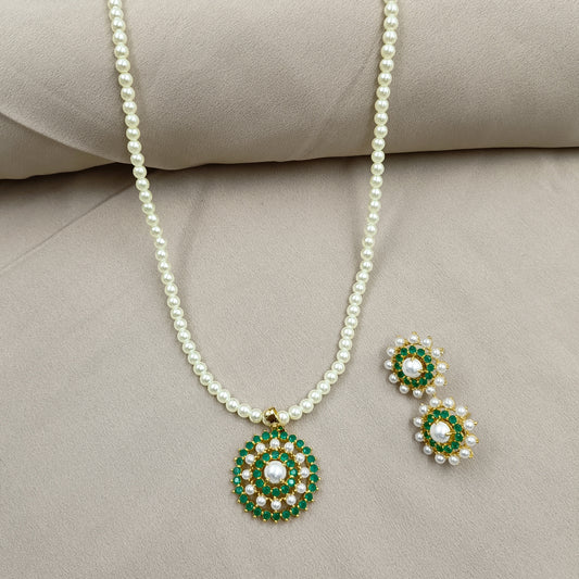 Decence Floret Designer Single Line Pearl Set