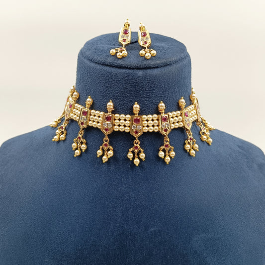 Enthrall Traditional Designer Chinchpeti