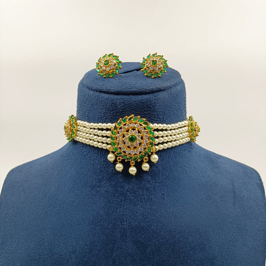 Glorious Designer Pearl Choker Set
