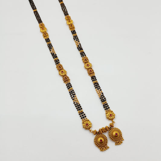 Blissful Trendy Designer Temple Mangalsutra