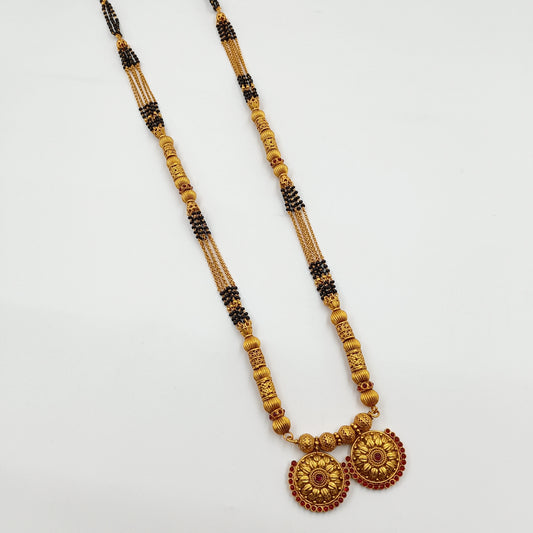 Captivating Trendy Designer Temple Mangalsutra