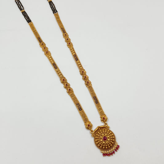 Lavish Trendy Designer Temple Mangalsutra