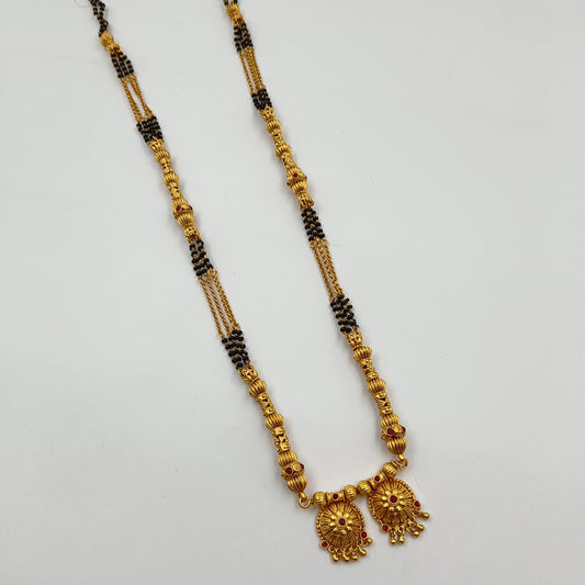 Ravishing Trendy Designer Temple Mangalsutra