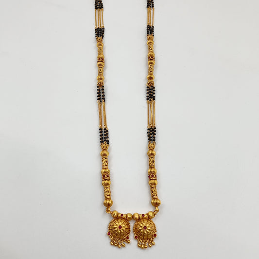 Radiant Trendy Designer Temple Mangalsutra