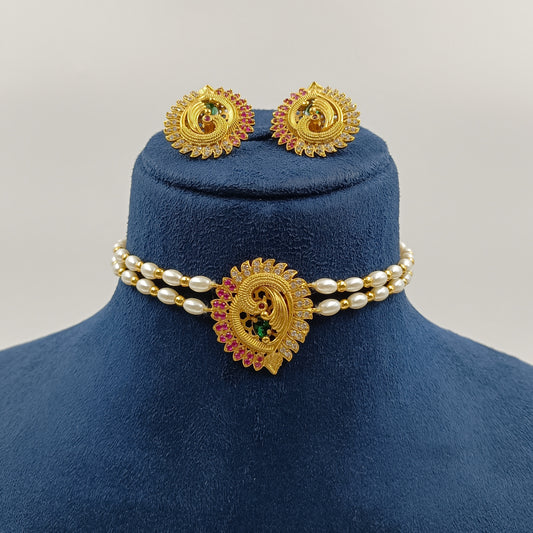 Sparkling Designer Choker Set