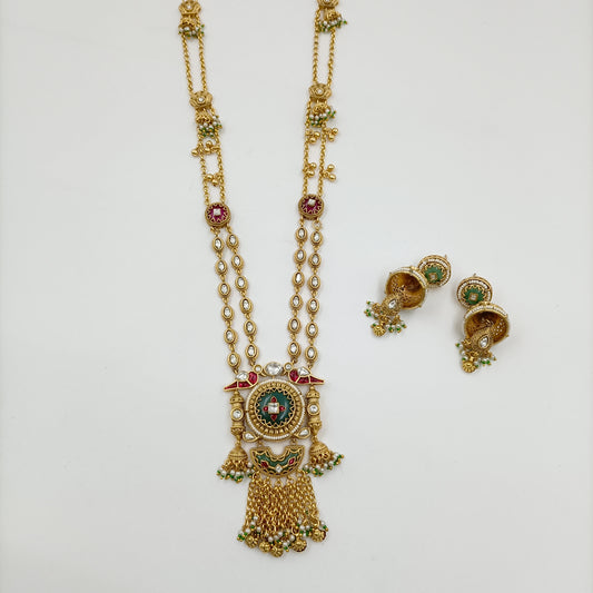 Brilliant Designer Trendy Rajwadi Long Set