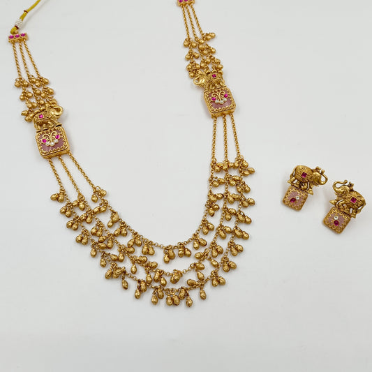 Massive Designer Trendy Rajwadi Long Set