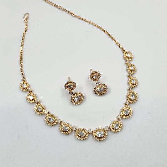 Royal Sparkle Real Kundan Set