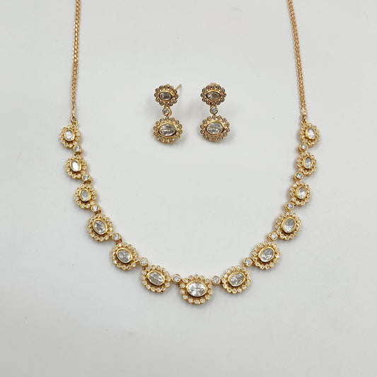 Royal Sparkle Real Kundan Set