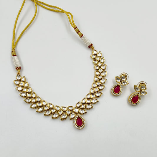 Elegant Designer Real Kundan Set