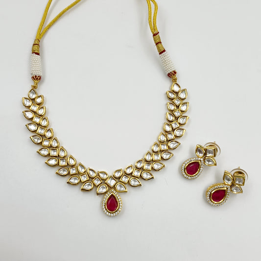Elegant Designer Real Kundan Set