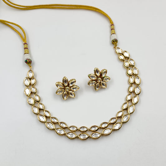 Captivating Designer Real Kundan Set