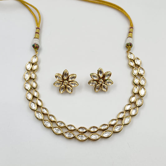 Captivating Designer Real Kundan Set