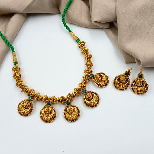 Lord Laxmi Designer Necklace Set