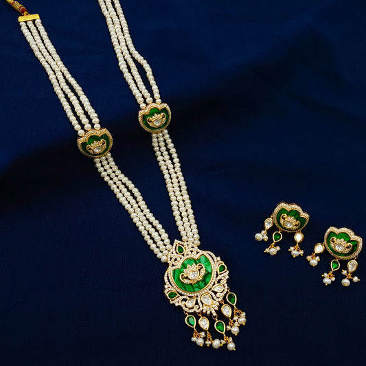 Captivating Designer Fresh Water Pearls Ranihaar