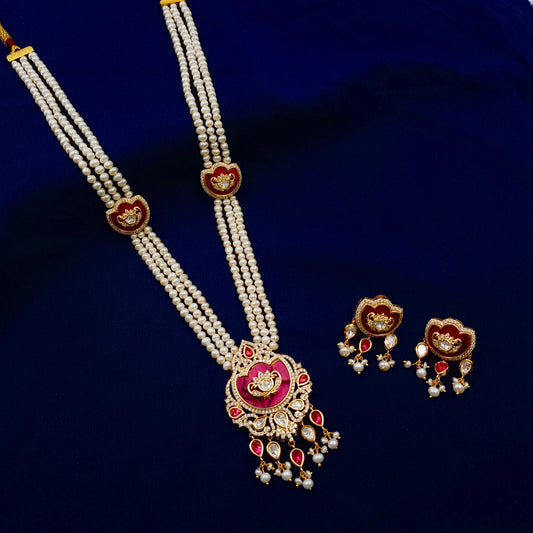 Dazzling Designer Fresh Water Pearls Ranihaar