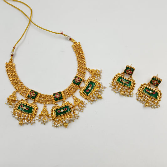 Charming Trendy Designer Rajwadi Set