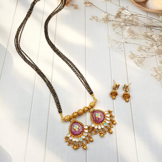 Lavishing Designer Trendy Rajwadi Mangalsutra