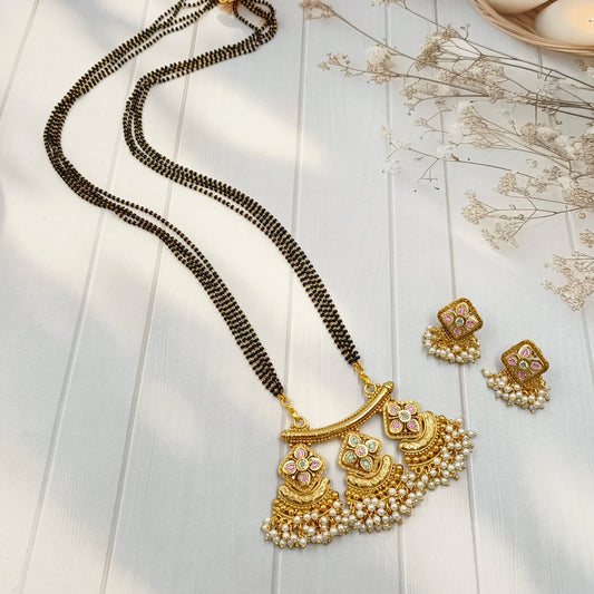 Appealing Designer Trendy Rajwadi mangalsutra