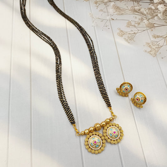 Decorous Designer Fancy Rajwadi mangalsutra
