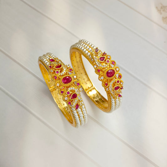 Atteractive Designer Pearls Bangles