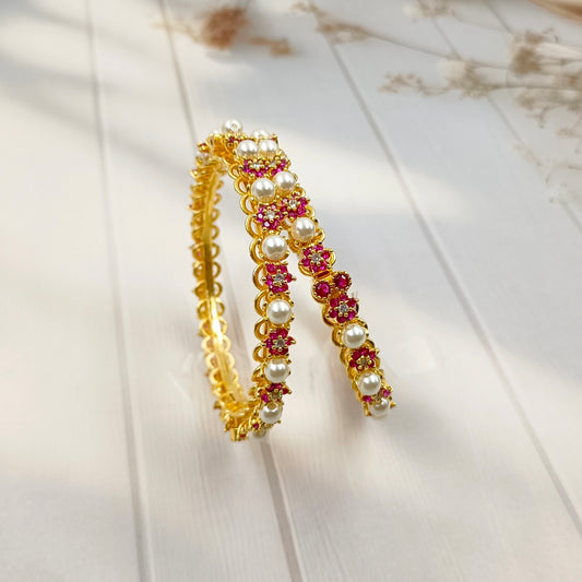 Splendid Designer Pearls Bangles
