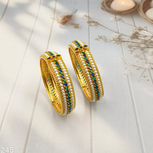 Elegant Designer Trendy Pearls Bangles