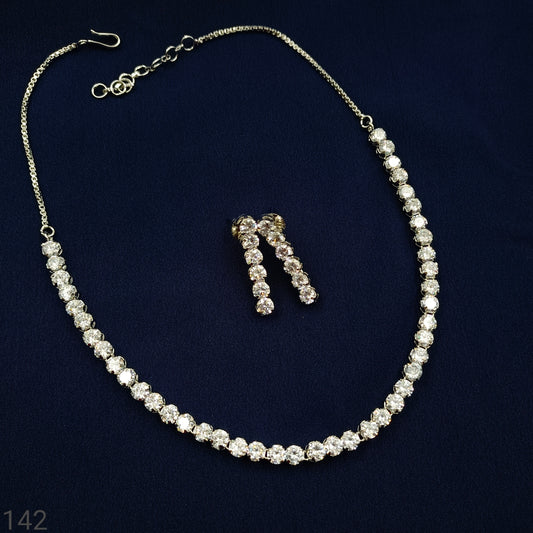 Attractive Designer AD Necklace Set