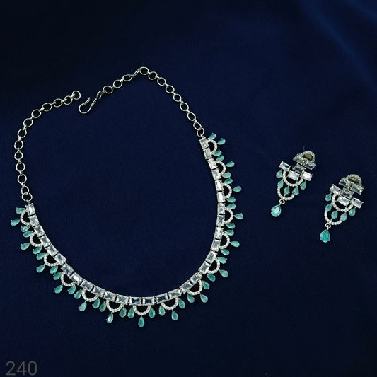 Classic Designer Trendy AD Necklace Set