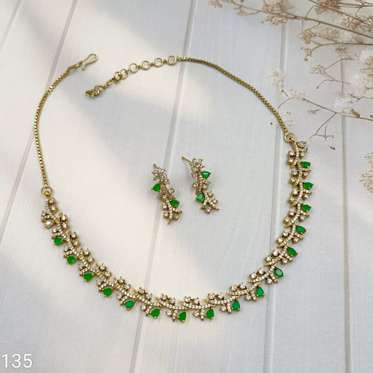 Graceful Designer Trendy AD Necklace
