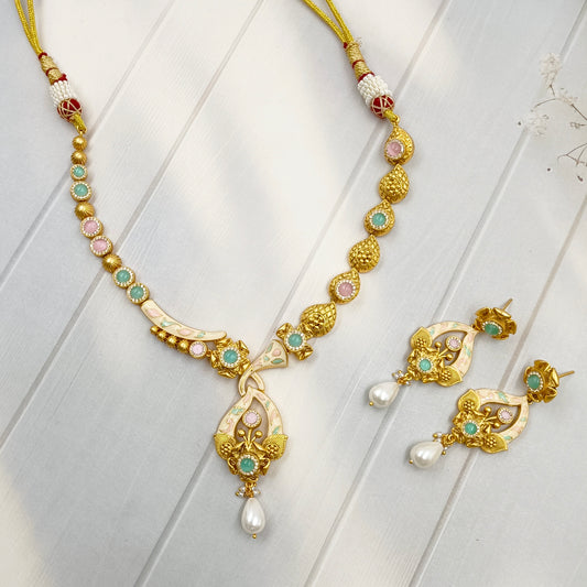 Beauteous Designer Trendy Necklace Set