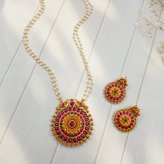 Blooming Designer Temple Set